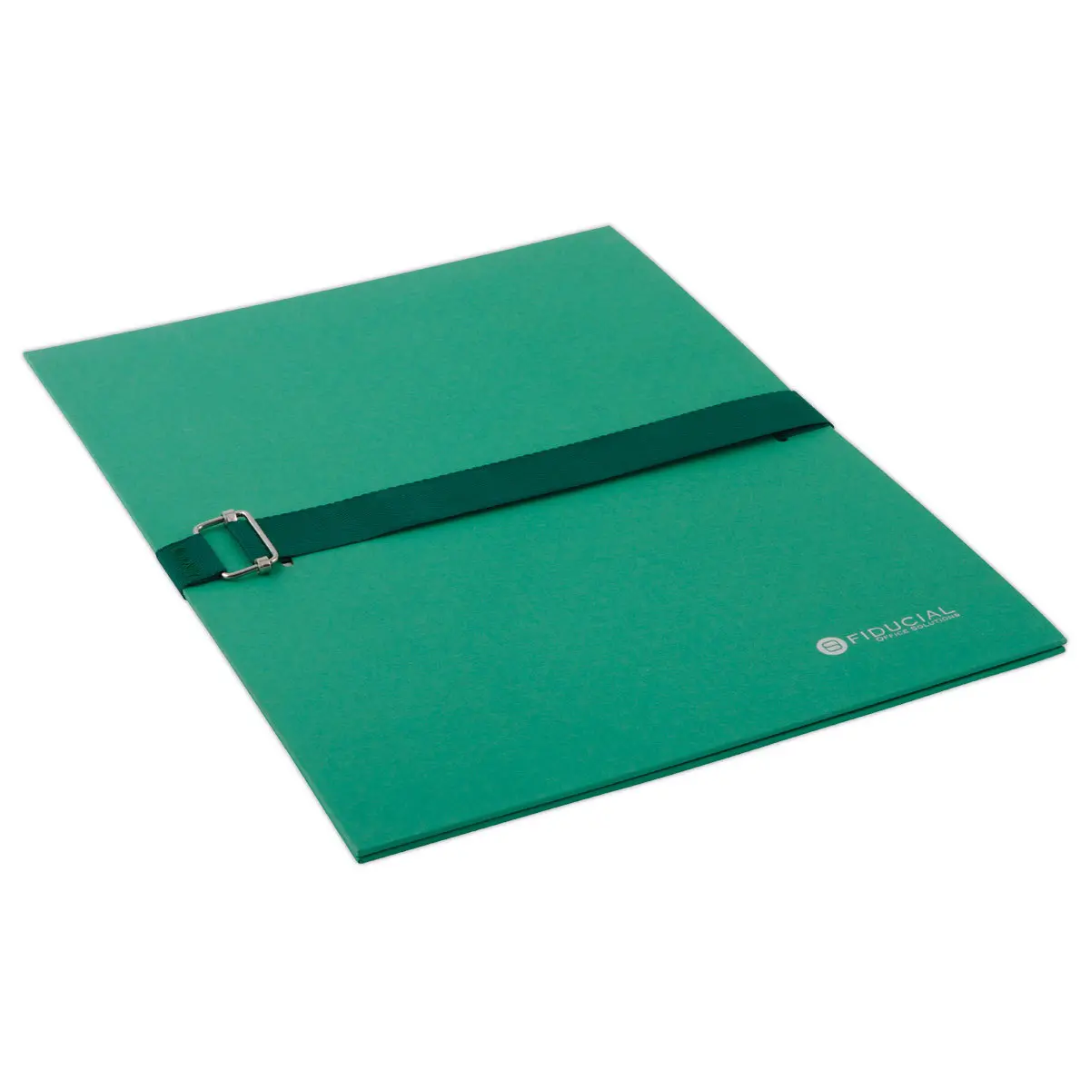 Map met riem en metalen gesp - Groen - FIDUCIAL