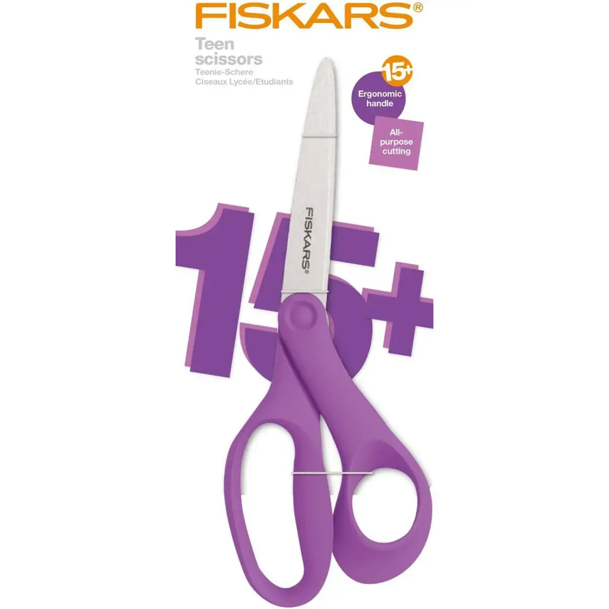 Rechtshandige schaar - 20 cm - Blauw - FISKARS