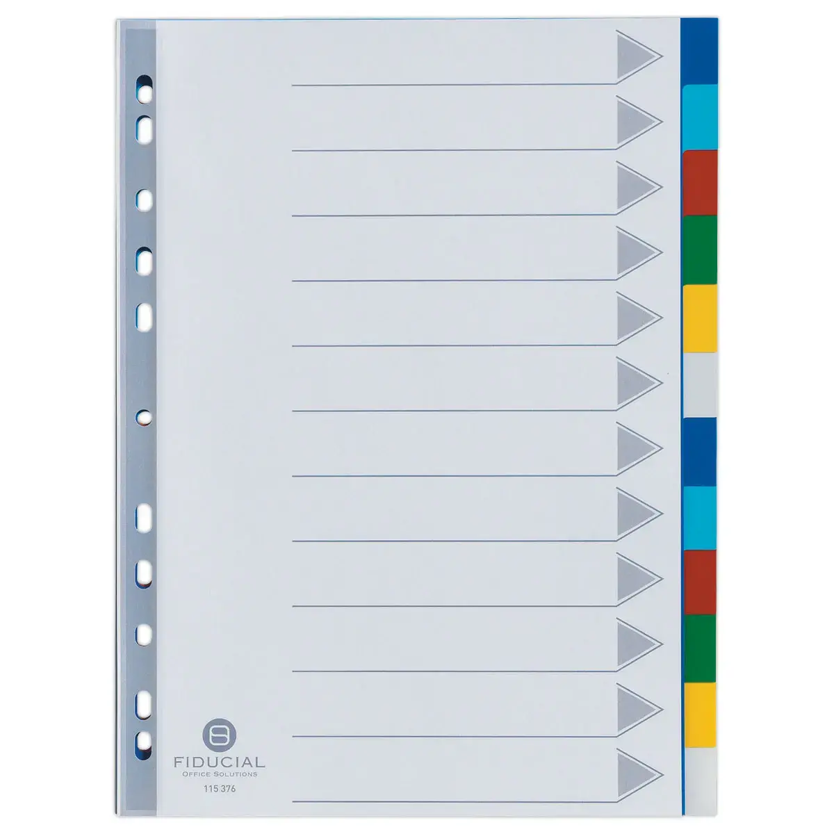 Set tussenbladen - 12 tabbladen - FIDUCIAL