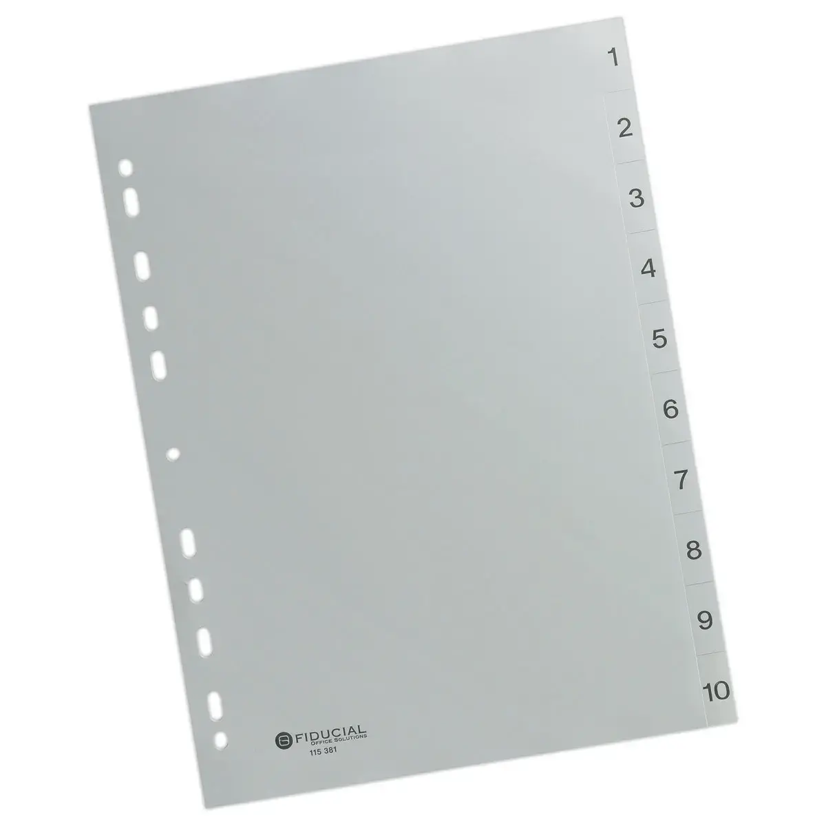 Set genummerde tussenbladen A4 - 10 tabbladen - FIDUCIAL 