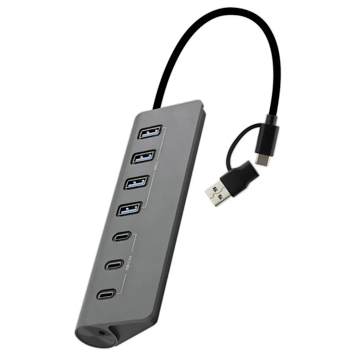 Hub 7-in-1 - USB-A en USB-C 3.0 - T'NB