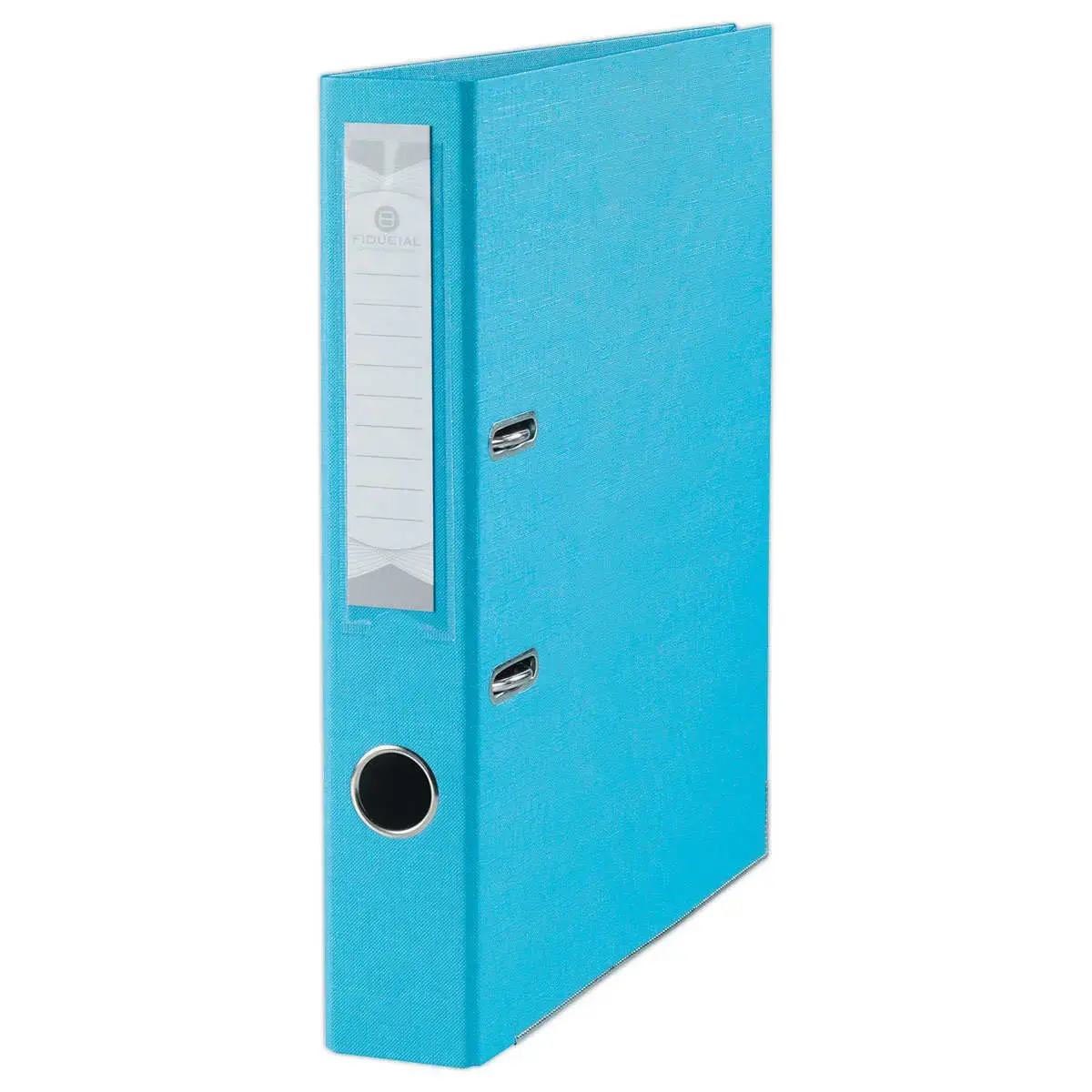 Ordner met hefboom Colors FIDUCIAL - Rug 5 cm lichtblauw