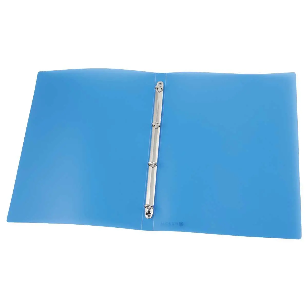 Doorschijnende gekleurde ordner 4 ringen, rug 2 cm - Blauw - FIDUCIAL