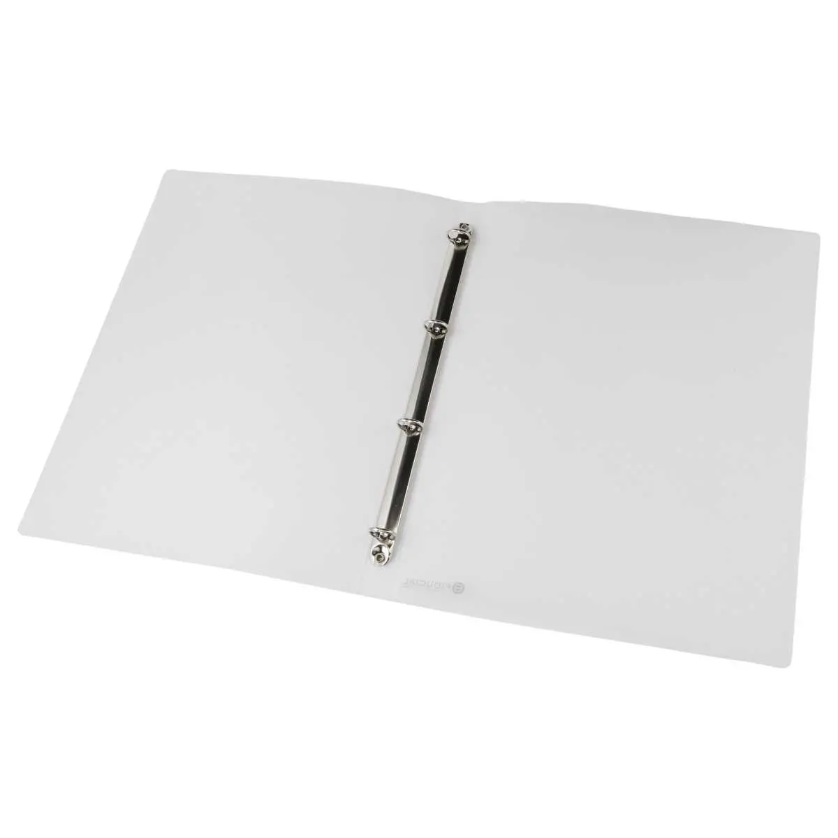 Doorschijnende gekleurde ordner 4 ringen, rug 2 cm - Kleurloos - FIDUCIAL 