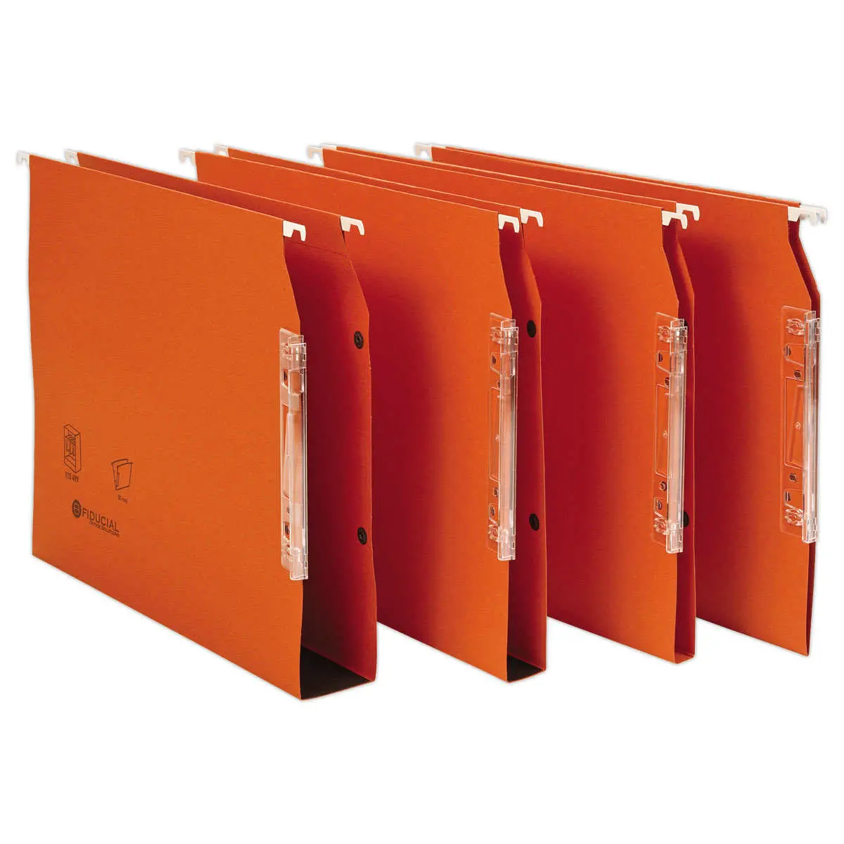 25 Hangmappen voor kasten FIDUCIAL Colors- V-bodem - Oranje
