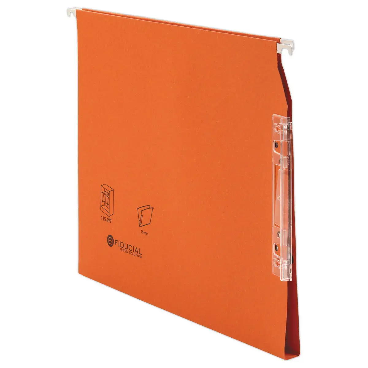 25 Hangmappen voor kasten FIDUCIAL Colors- Bodem 15 mm - Oranje