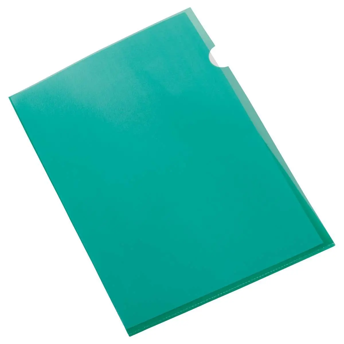 100  Polypropyleen hoekmappen 11/100e Groen - Fiducial 