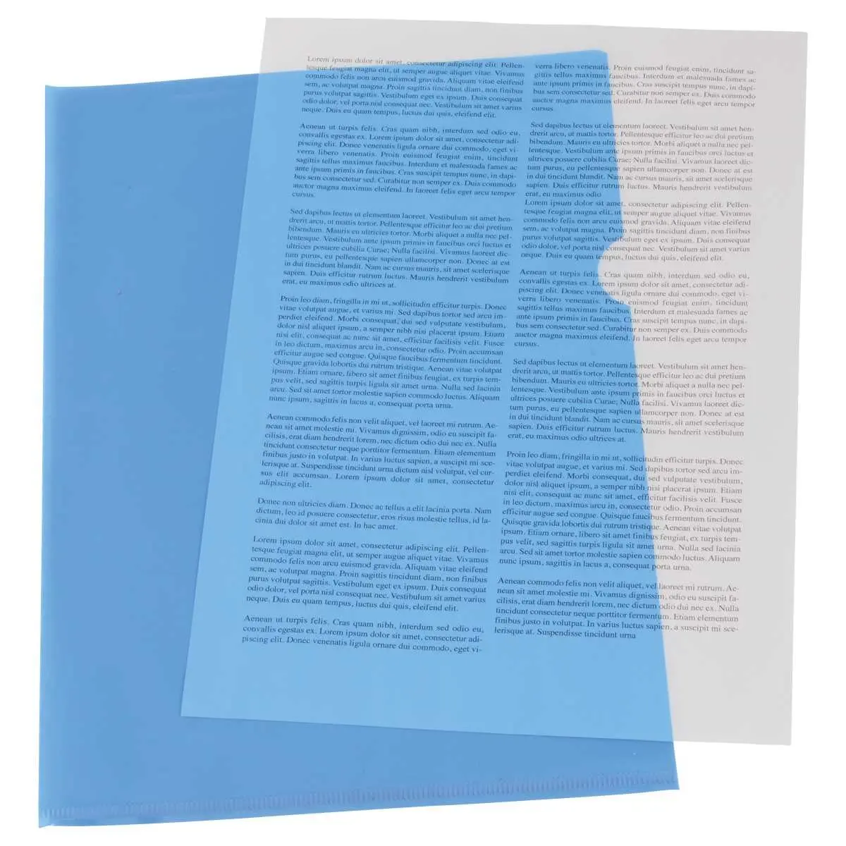 10  Hoekmappen FIDUCIAL in PVC 14/100 