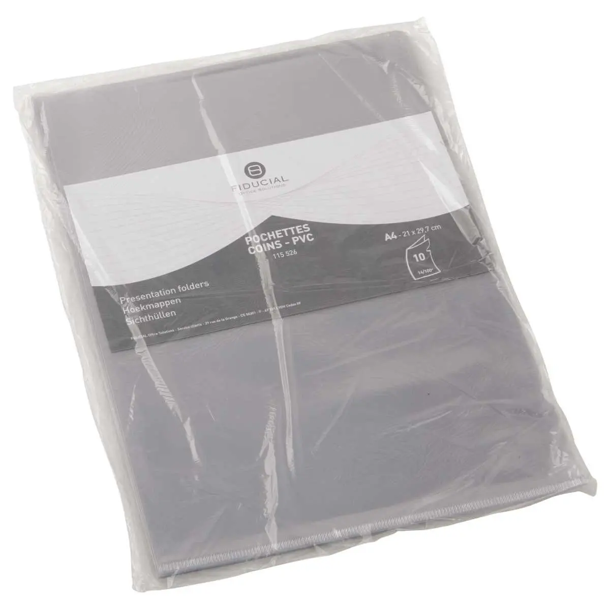 10 Hoekmappen FIDUCIAL in PVC 14/100