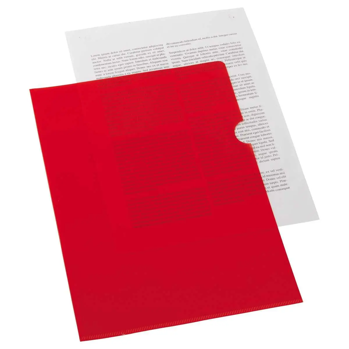 10  Hoekmappen FIDUCIAL in PVC 14/100 