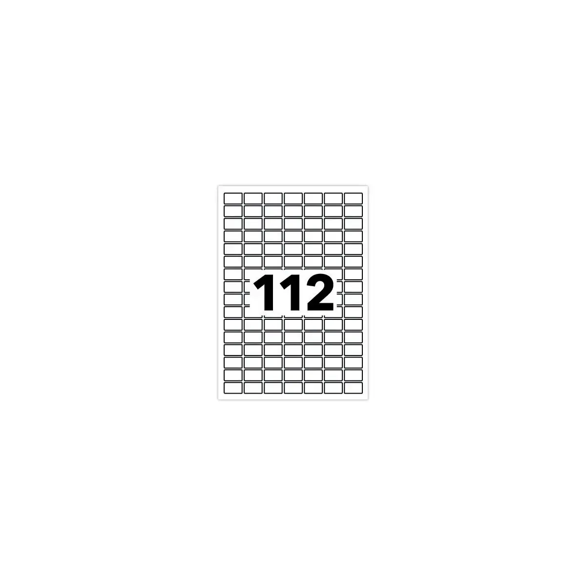 Multifunctionele etiketten - 12x18,3 mm - wit - AVERY