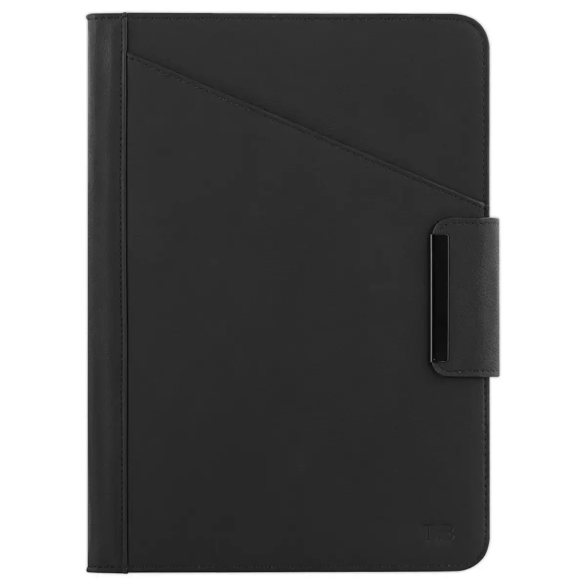Universele Folio 10" Etui Zwart Smili Leder & Zachte Binnenkant - T'NB