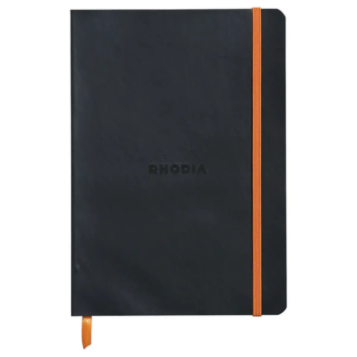 Ingenaaid schrift Rhodiarama - A5 - 160 pagina's - zwart - RHODIA 