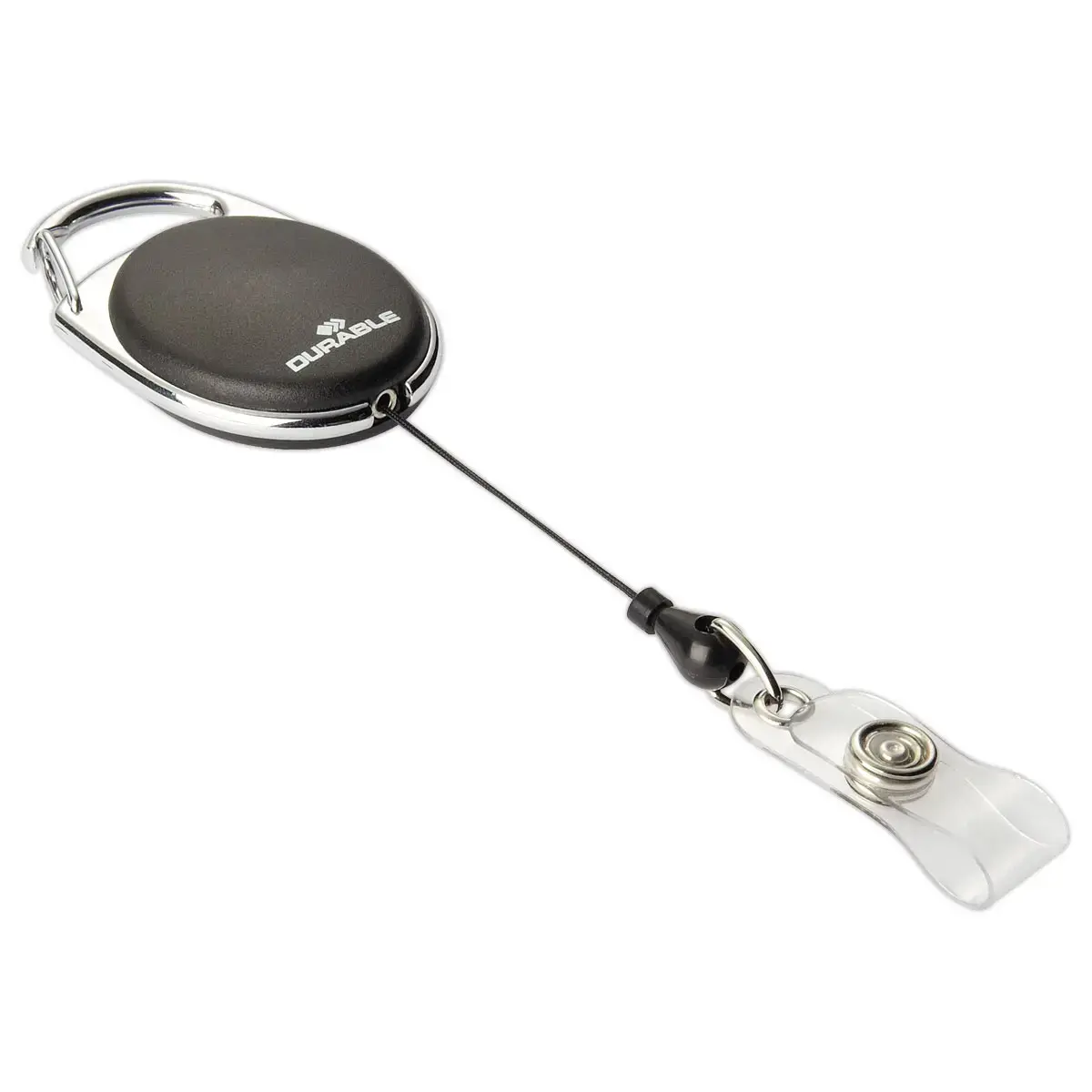 10 Oprolmechanisme met drukknop voor badge - DURABLE