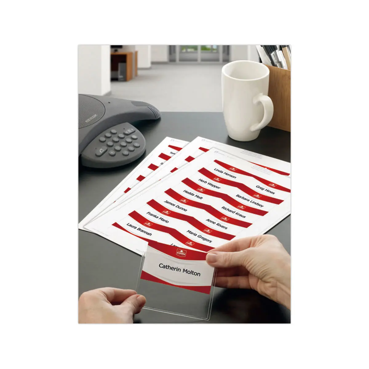 160  Labels voor badges 6 x 9 cm 190 gr 