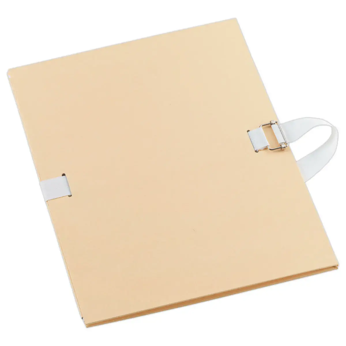 Uitrekbare map met flap en beige band - FIDUCIAL