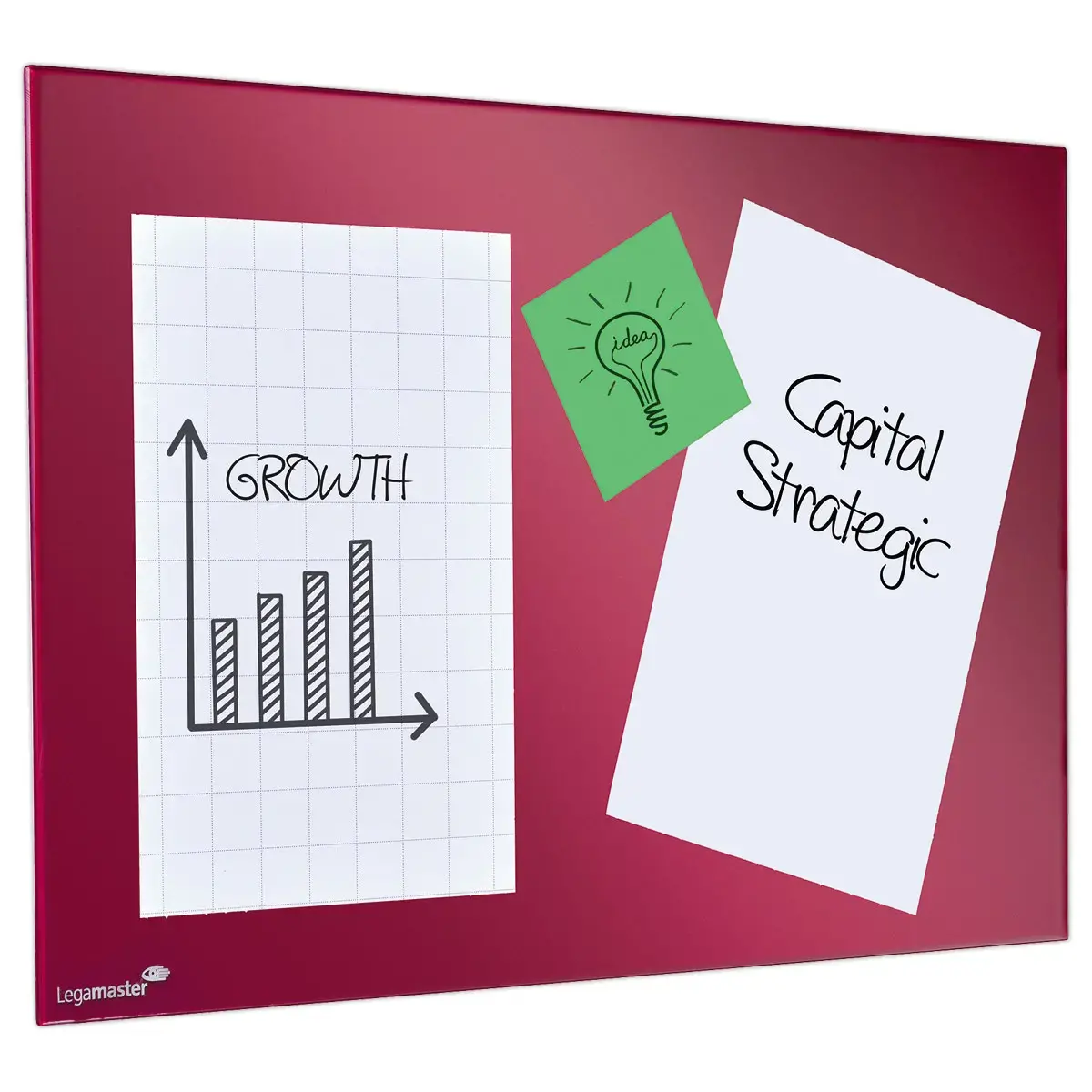 Rol 25 elektrostatische vellen Magic Chart - Versie whiteboard - A4 - LEGAMASTER