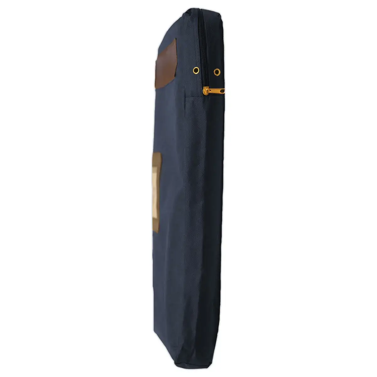 Blauwe polyester documententas met uitvouwbare bodem L 40xB 5xH 50 cm