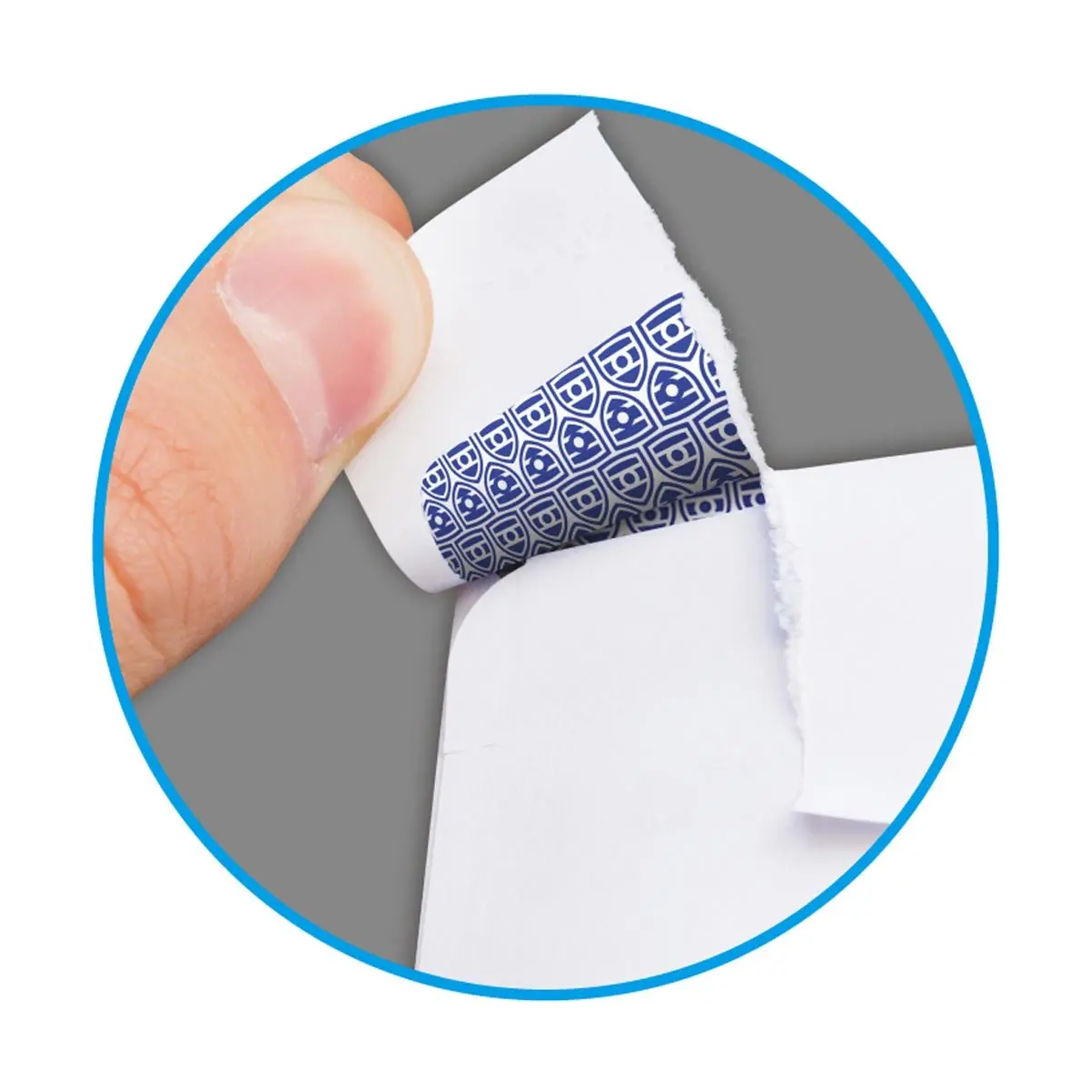 100 Witte Secure enveloppen - 112x225 mm - 90g - GPV