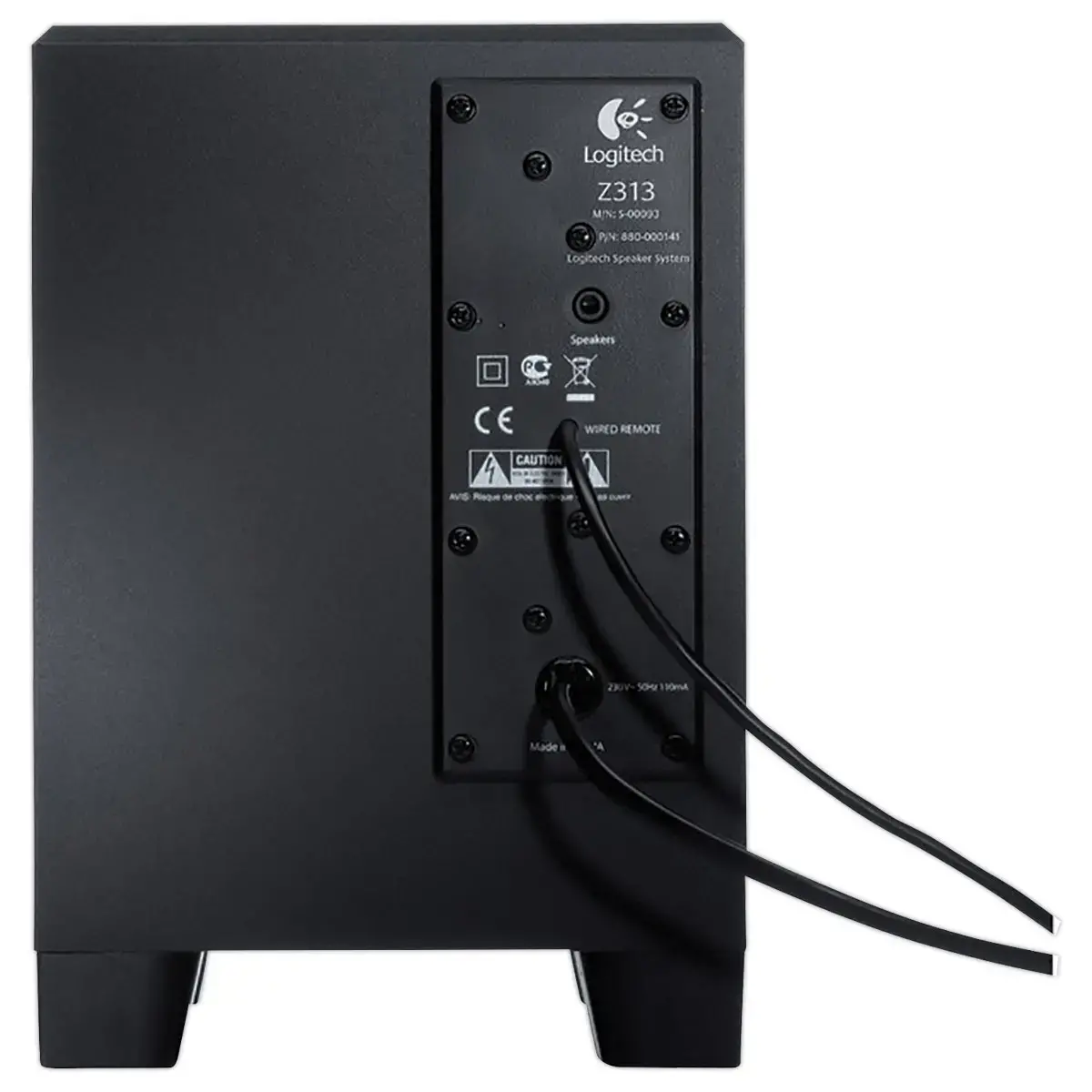 Logitech 25W luidsprekers en subwoofer