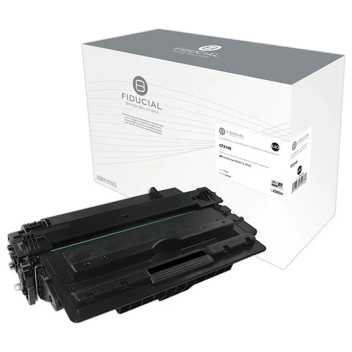 Lasercartridge FIDUCIAL equiv. HP 14X Zwart CF214X