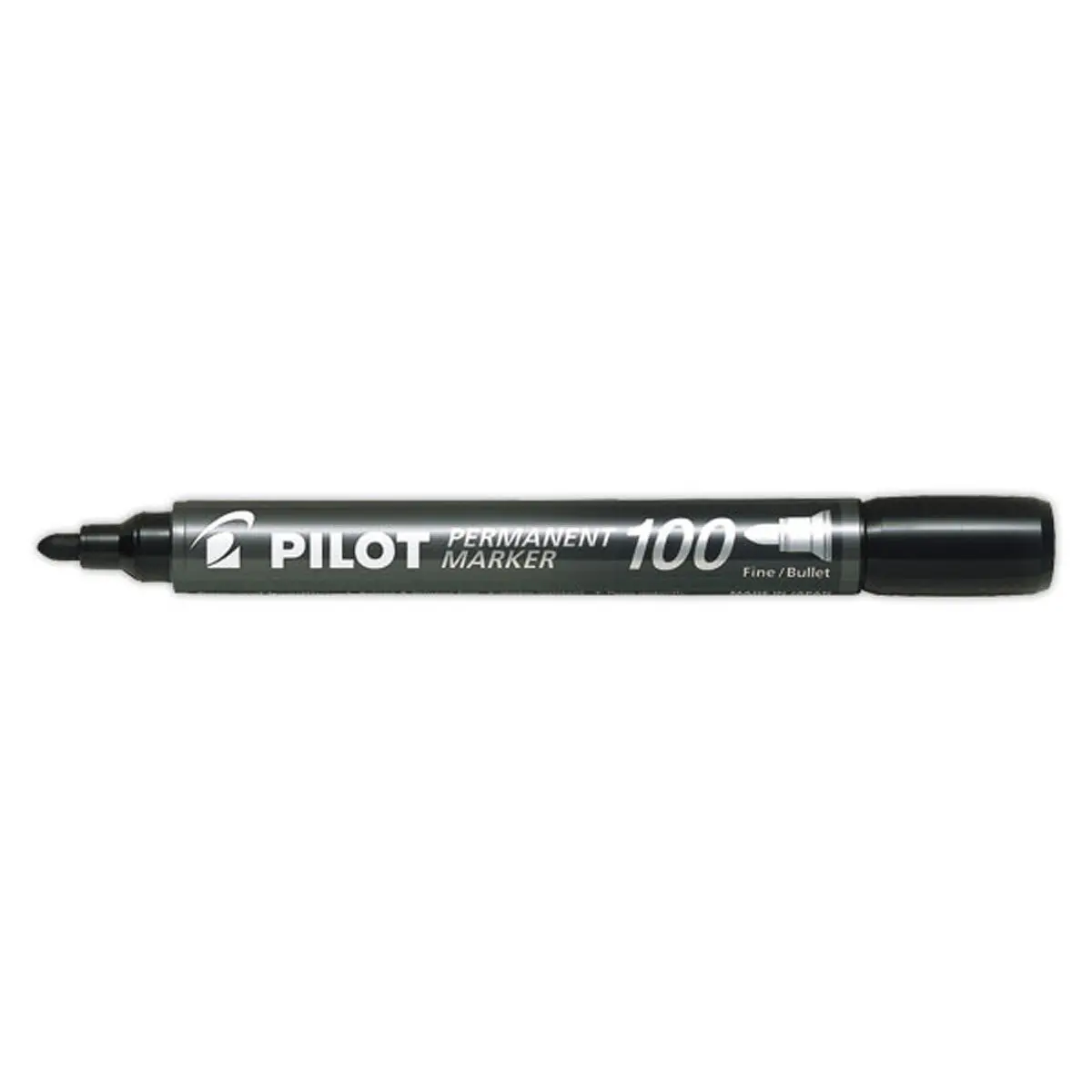 Permanent marker SCA 100 - kogelpunt - zwart - PILOT