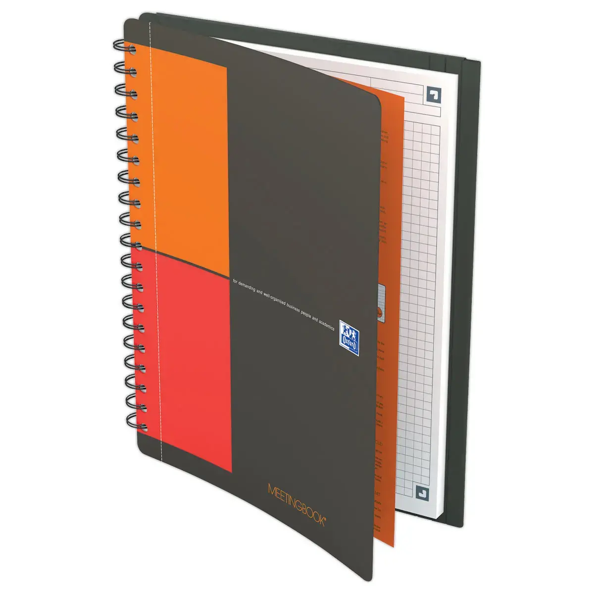 Meetingbook OXFORD International B5 5x5 160p - met map
