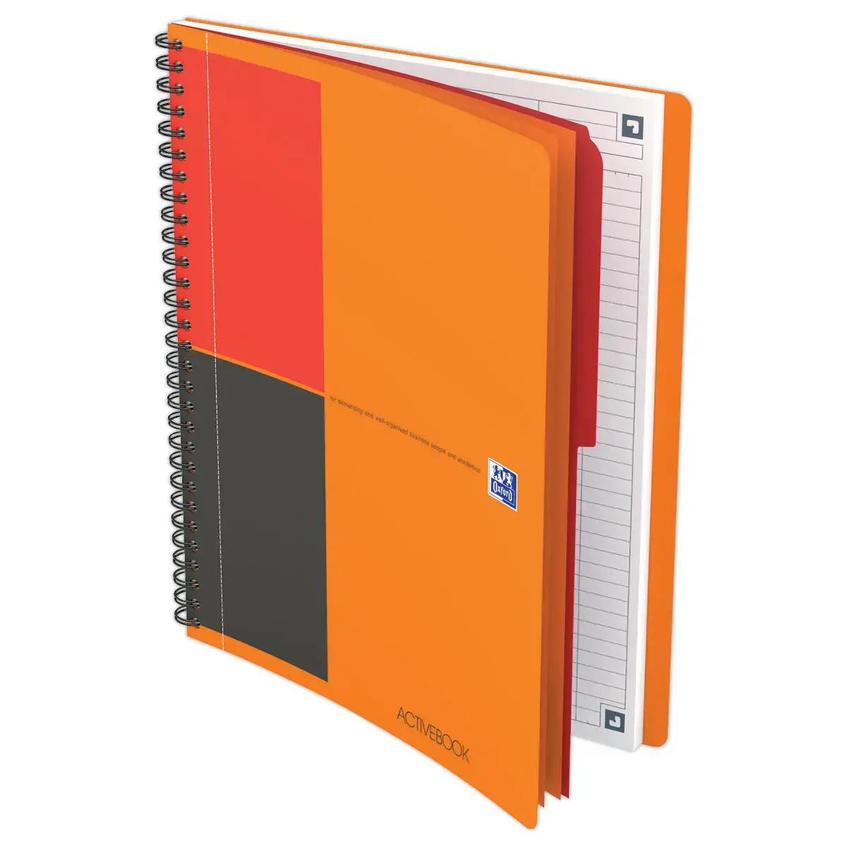 Spiraalschrift B5 Activebook - 160 pagina's - gelijnd - OXFORD