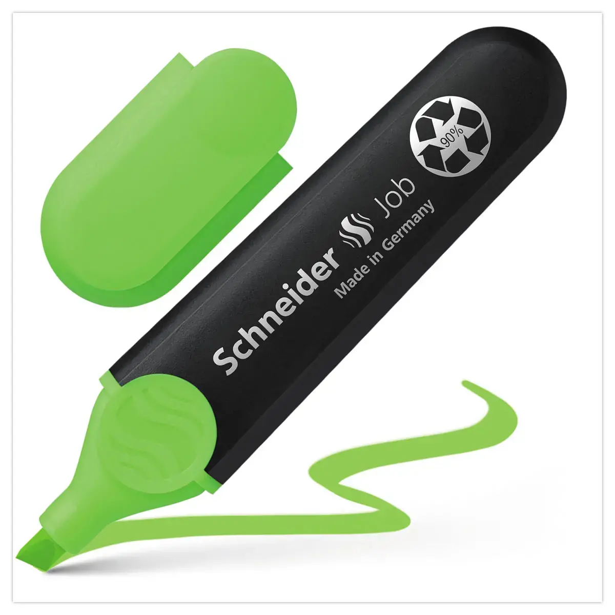 Job Markeerder Groen 1-5mm - Ecologisch & Navulbaar - SCHNEIDER 