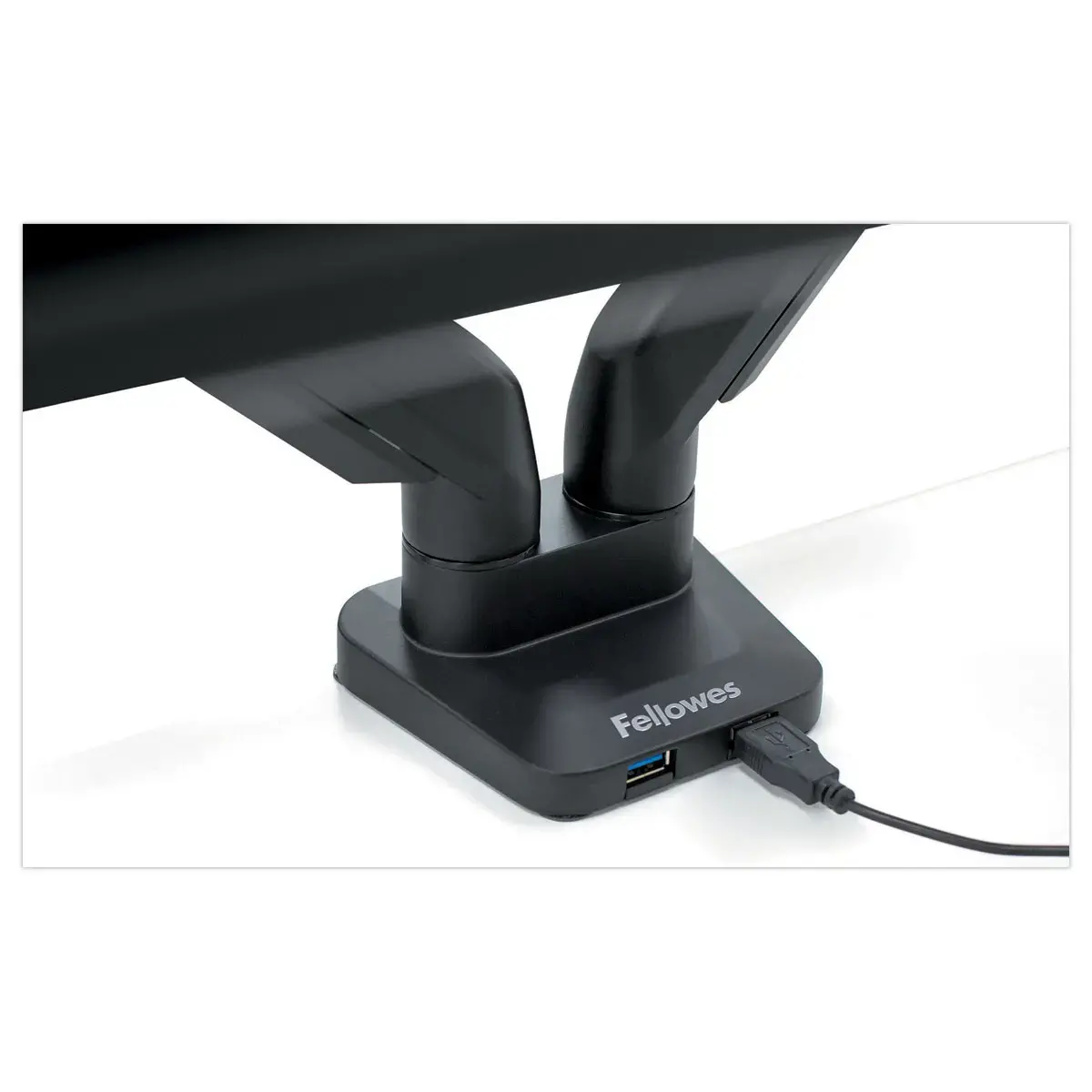 Dubbele monitorarm Platinum Series - Zwart - FELLOWES