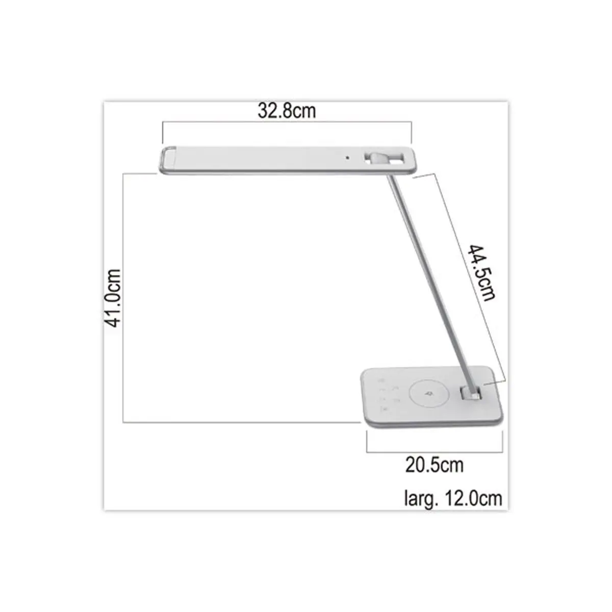 LED bureaulamp JAZZ 11W zilver
