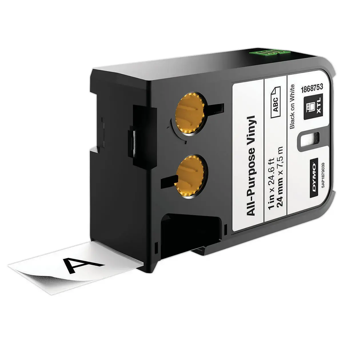 Ruban voor DYMO XTL etiketteermachine 24mm Zwart/Wit