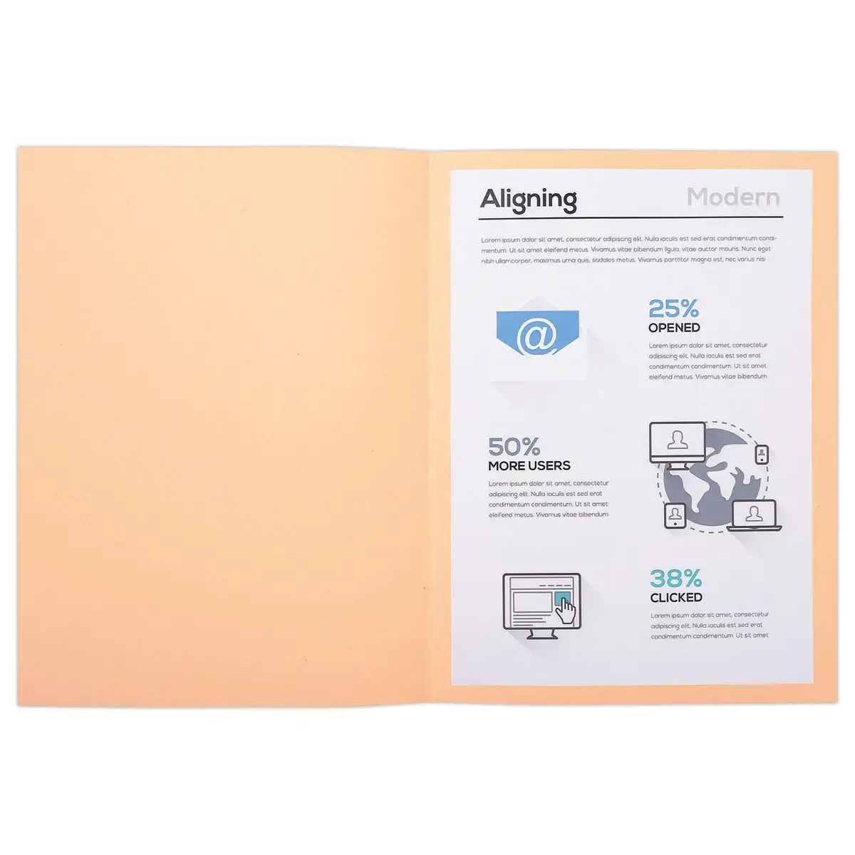 100  Inlegmappen 24 x 32cm Exacompta Forever gerecycleerd 170g 
