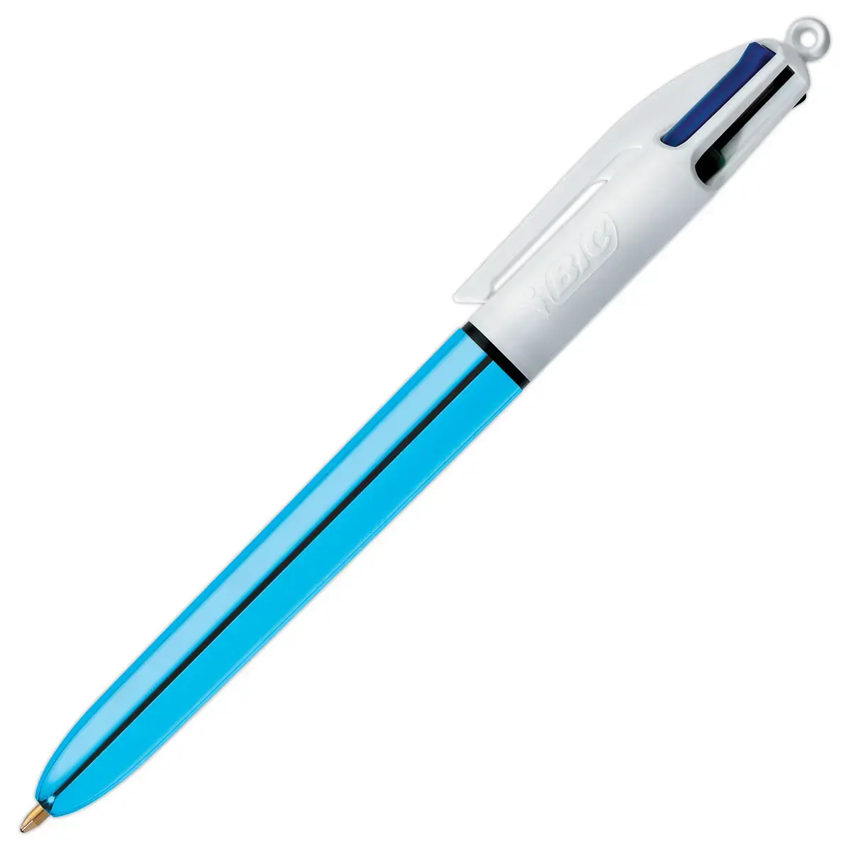 Balpen 4 kleuren - Shine blue - BIC