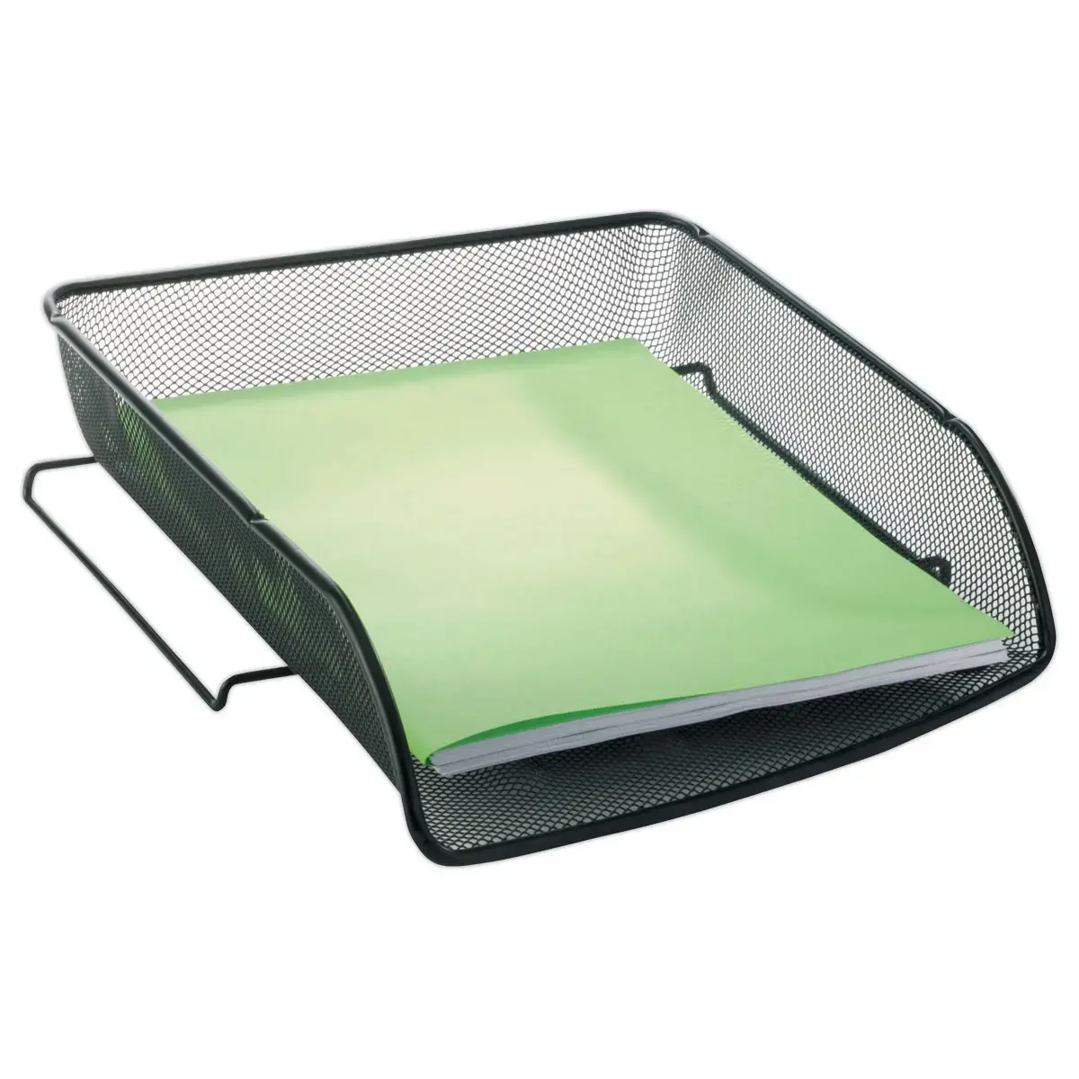 Brievenbakje MESH metaal - zwart - ALBA