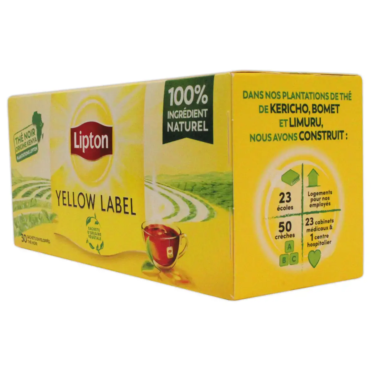 30 zakjes LIPTON Yellow thee