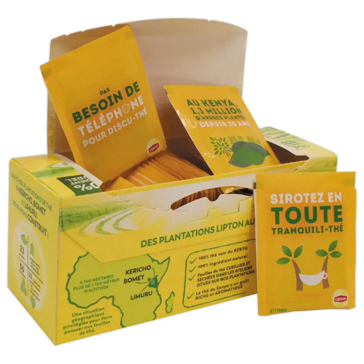 30 zakjes LIPTON Yellow thee