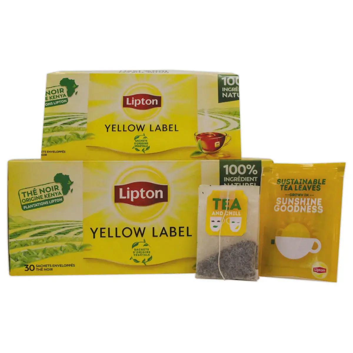 30 zakjes LIPTON Yellow thee