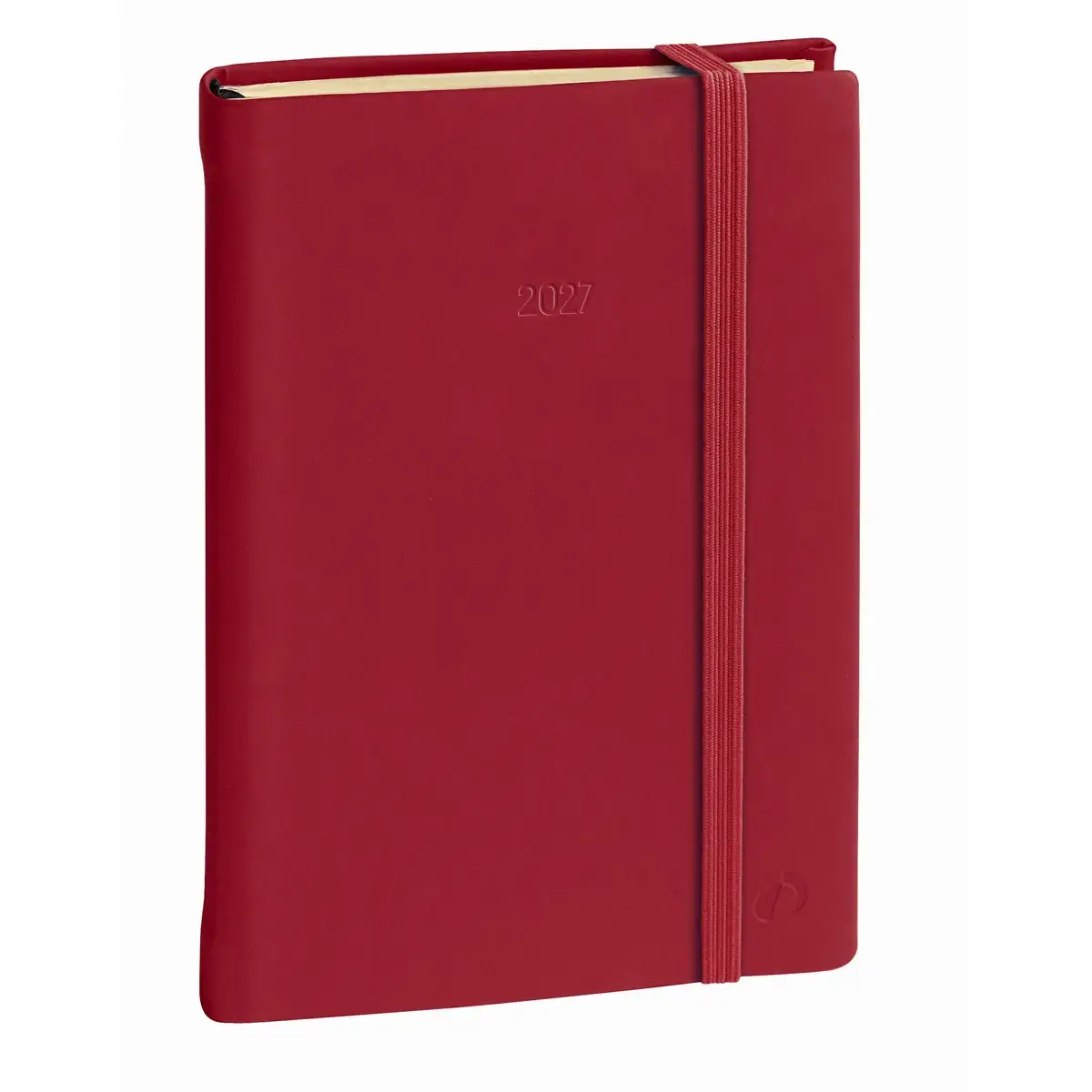 Weekagenda QUO VADIS SILK - 16 x 24  cm - Rood 