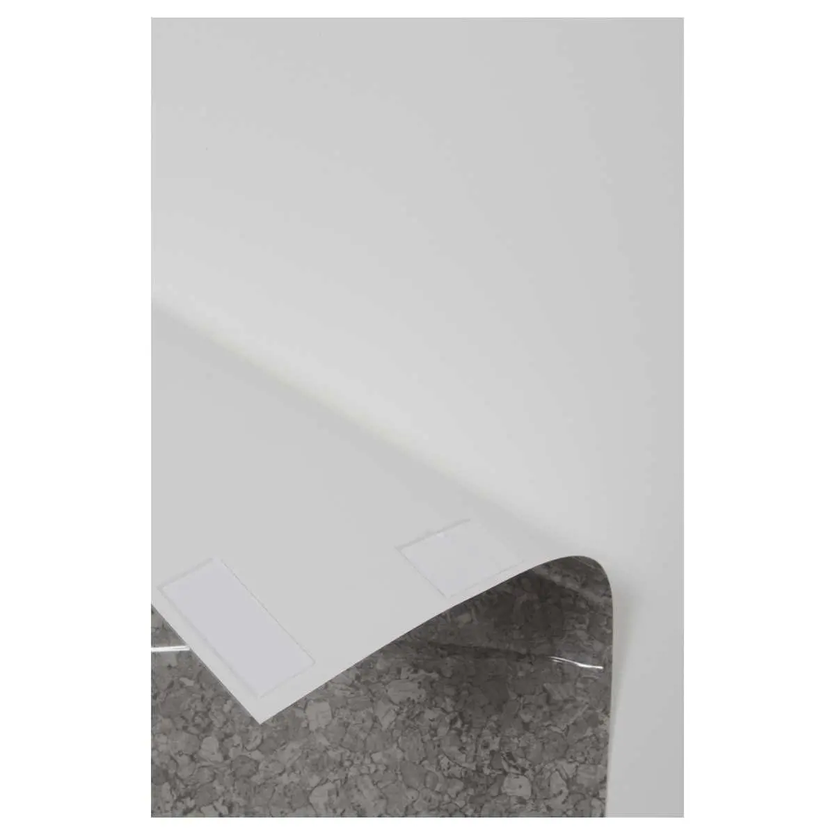 Zelfklevend medelelingenbord B 46 x H 58 cm - Grijs