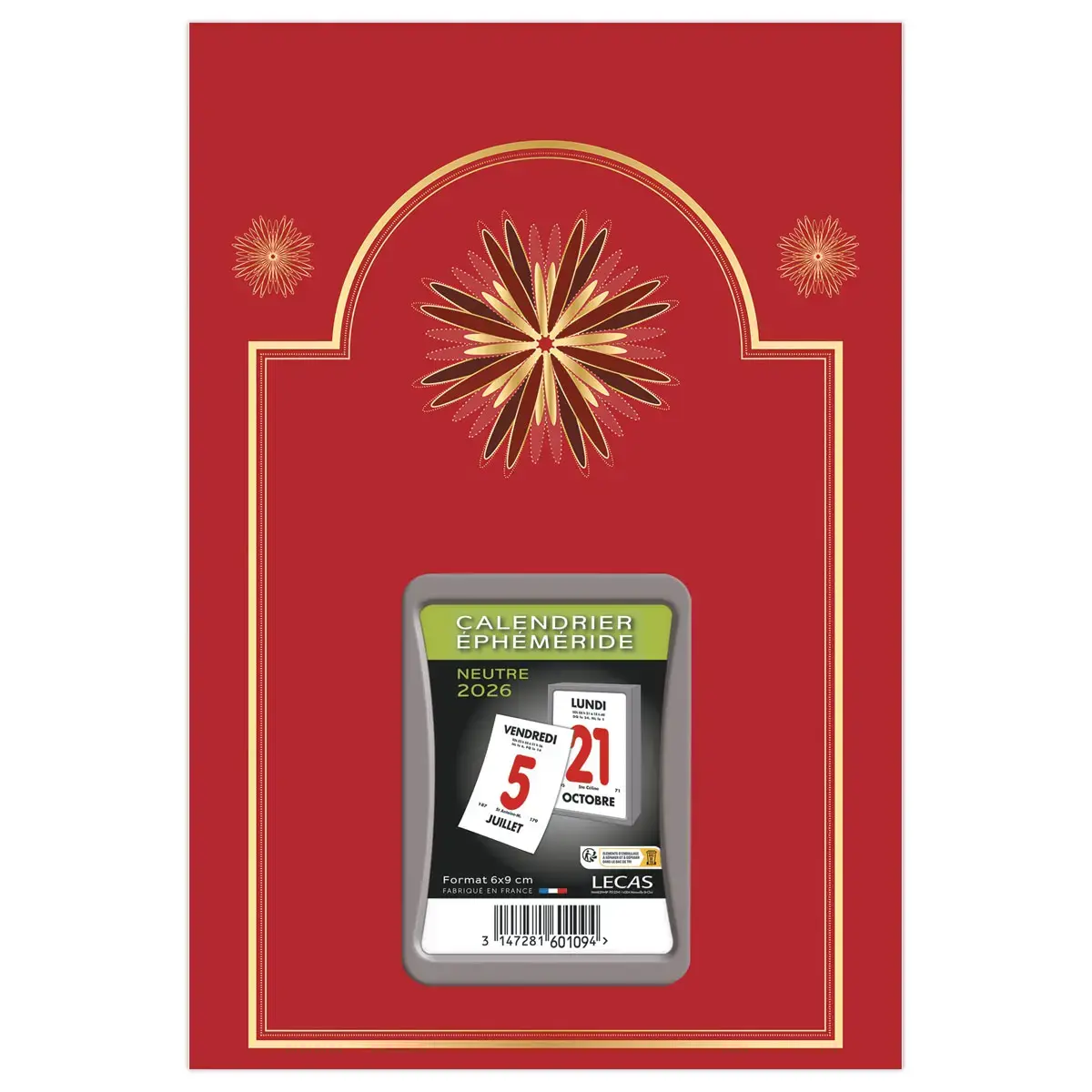 Scheurkalender - 14,5 x 21 cm - Kleurassortiment - Januari tot december