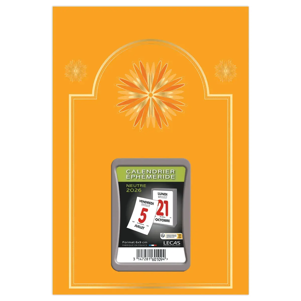 Scheurkalender - 14,5 x 21 cm - Kleurassortiment - Januari tot december