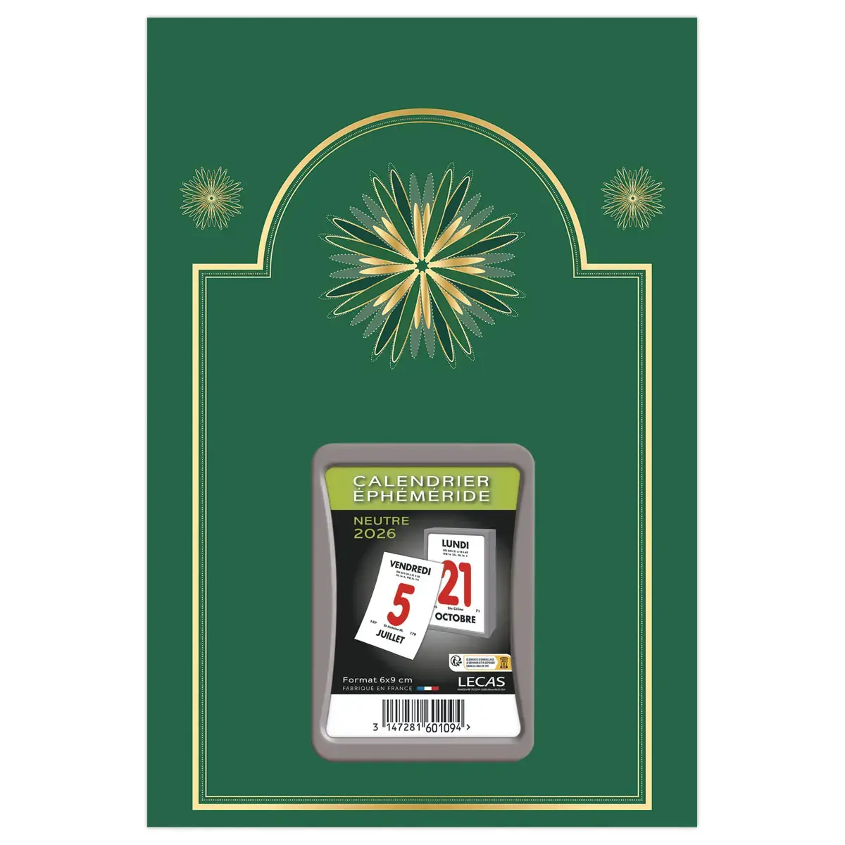 Scheurkalender - 14,5 x 21 cm - Kleurassortiment - Januari tot december