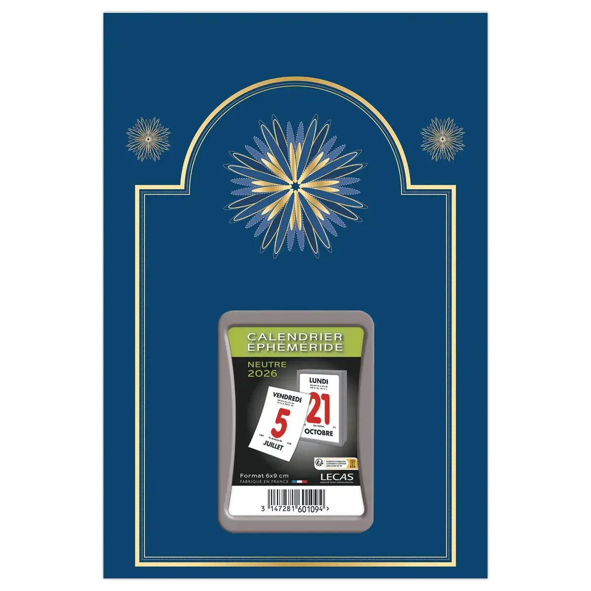 Scheurkalender - 14,5 x 21 cm - Kleurassortiment - Januari tot december