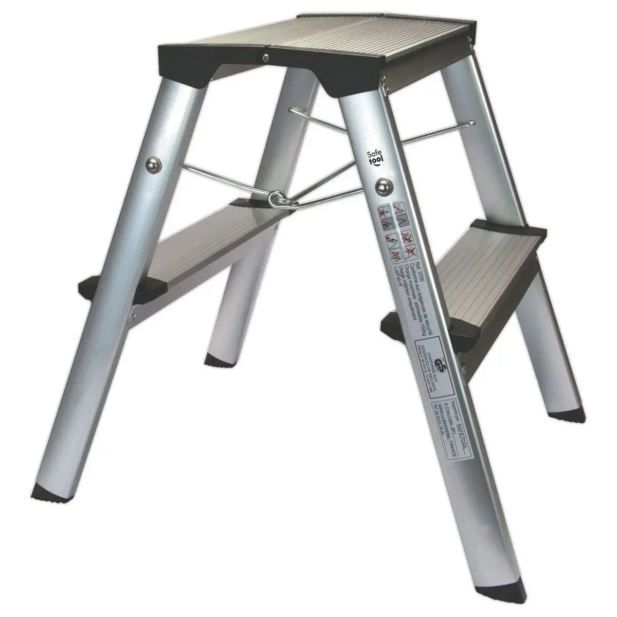 Opvouwbare aluminium opstapje 