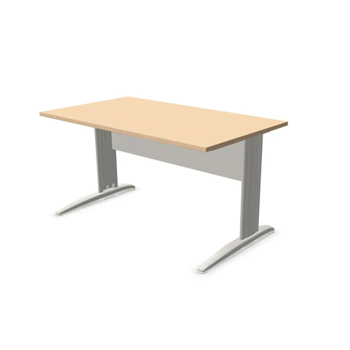 Bureau Buenos Aires - 140 x 80 - Beuk en aluminium poten