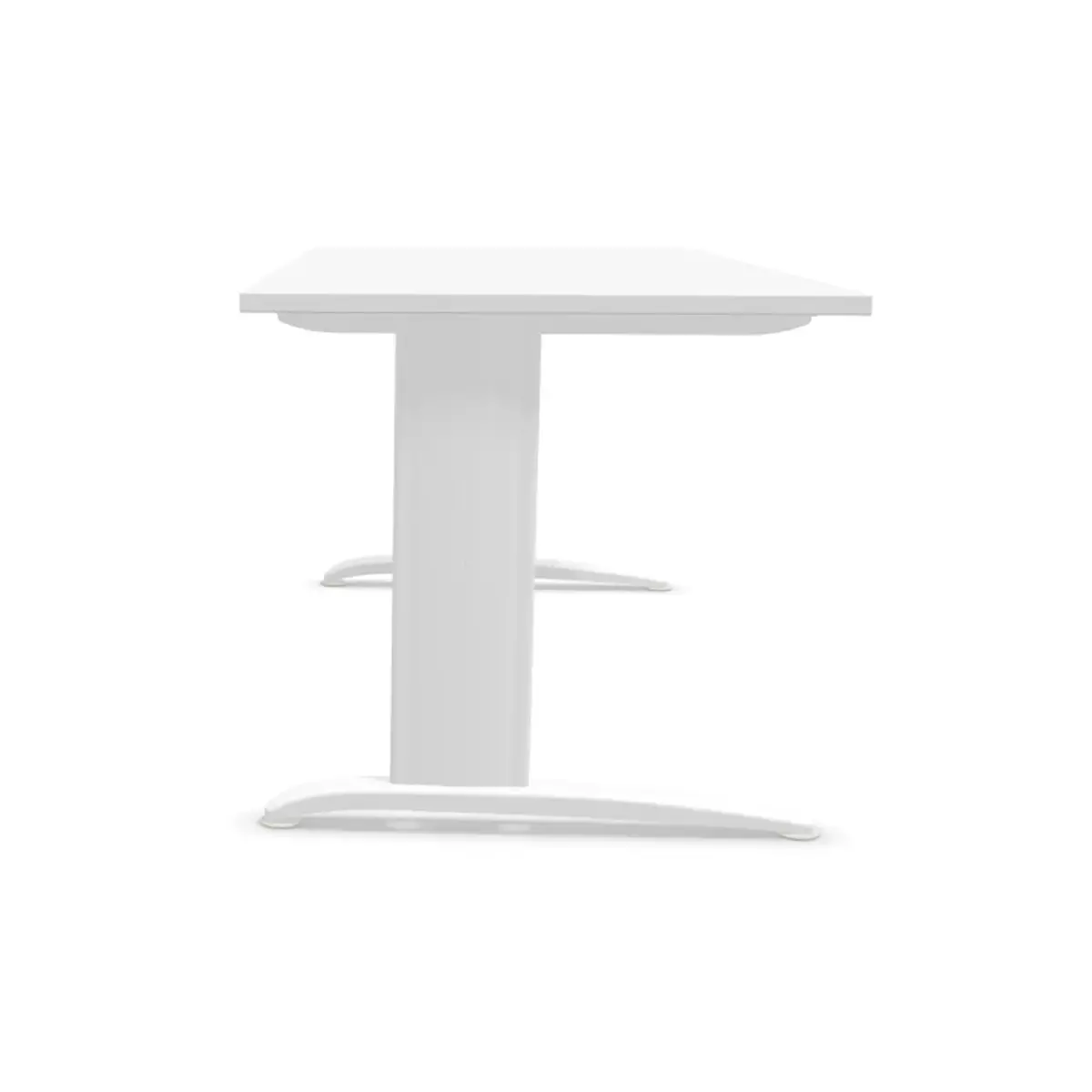 Bureau BUENOS AIRES - wit en witte poten 180x80 cm