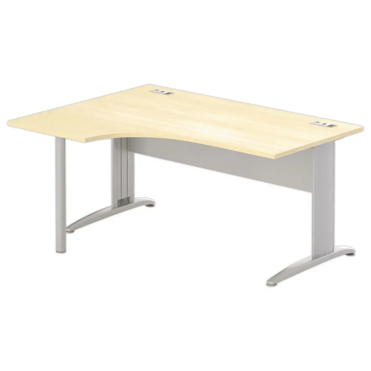 Bureau Buenos Aires - retour naar links - Beuken/aluminium 