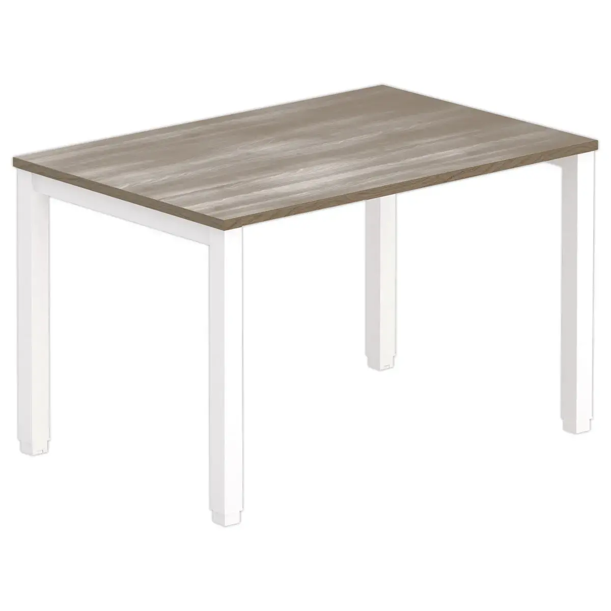 Bureau BRUXELLES 120 x 80 notenhout - witte poten