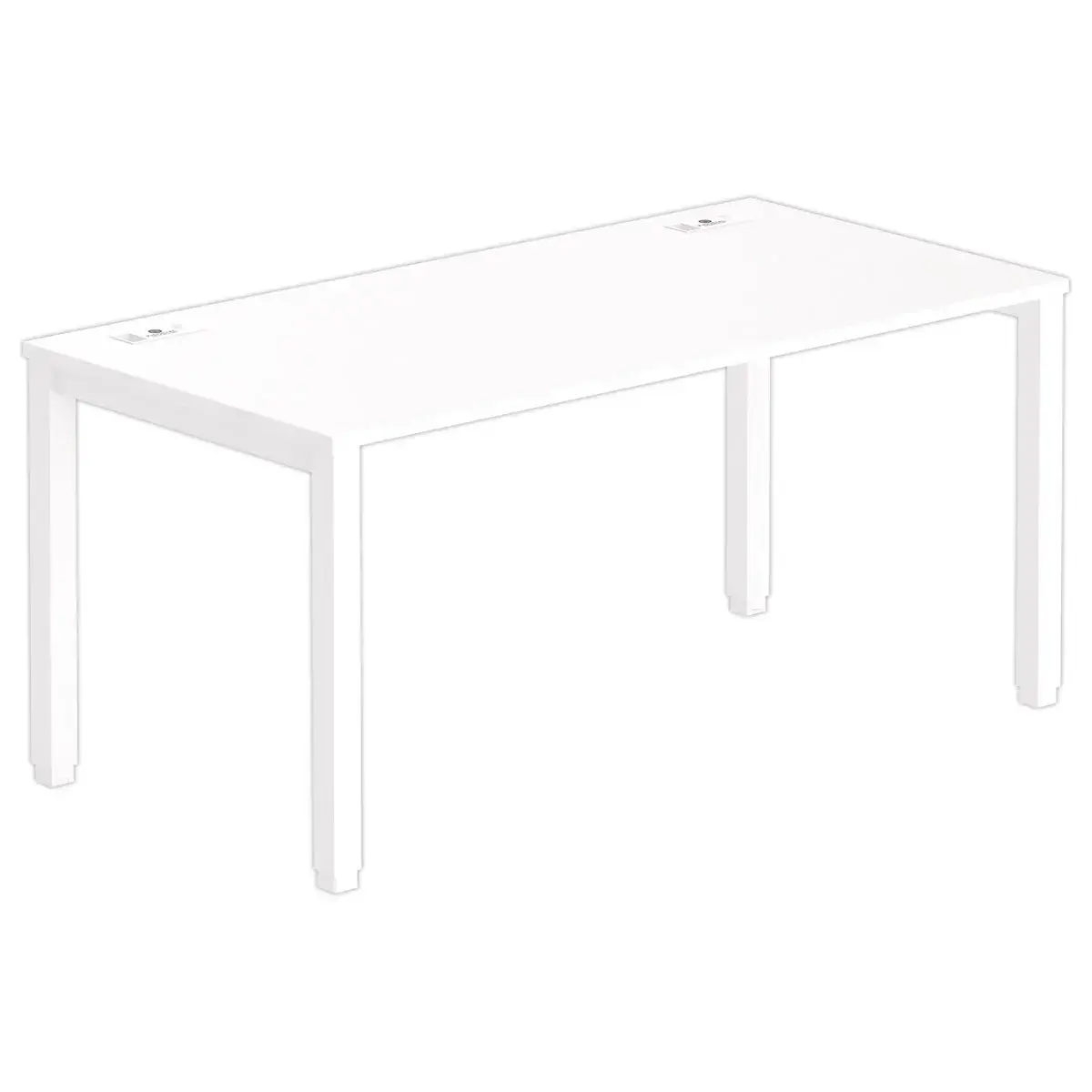 Bureau Bruxelles - 160 x 80 cm - Wit - FIDUCIAL OFFICE SOLUTIONS